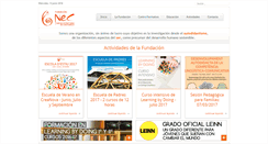 Desktop Screenshot of fundacionnec.org